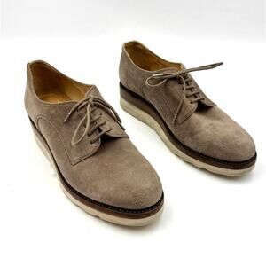 The Office of Angela Scott Mr. Derby Taupe Suede Anthropologie